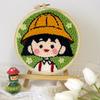 DIY Punch Needle Embroidery Kit: Russian Yarn Decorative Painting