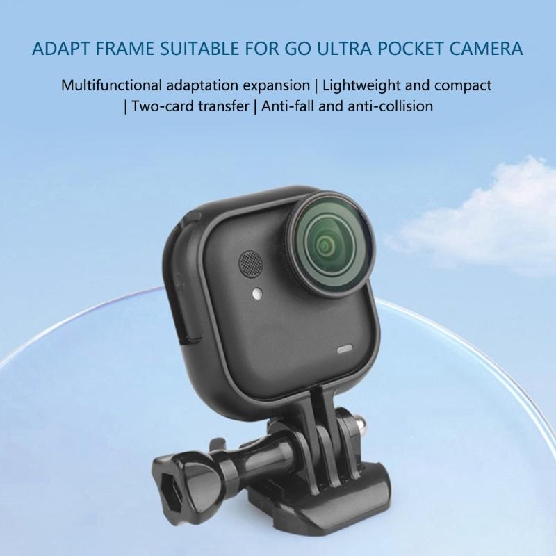 Shockproof Thumb Camera Cage Protective Shell Tool Less Mounting Lightweighted Frame For Go Ultra Thumb Action Camera