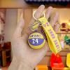 Fumede Basketball Number 24 Plastic Keychains (3-Pack)