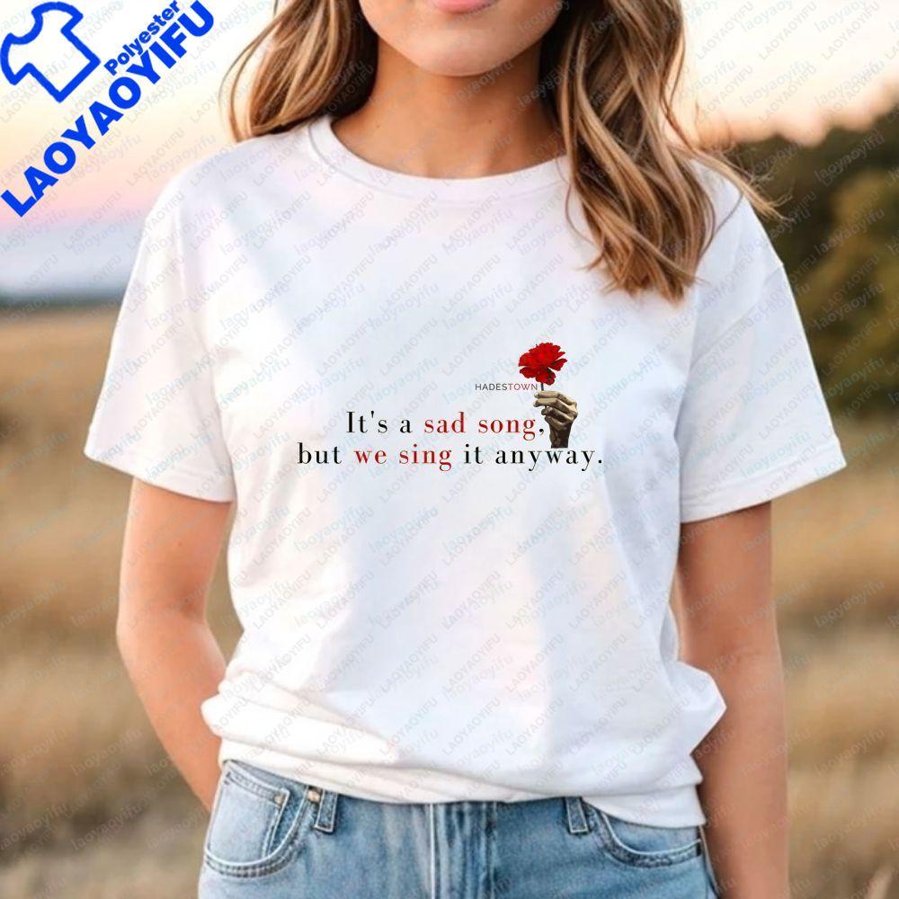 Hadestown The Musical New Style Casual Trendy Versatile Unisexs and WoUnisexs Roundneck Tshirt Suitable for All Occasions