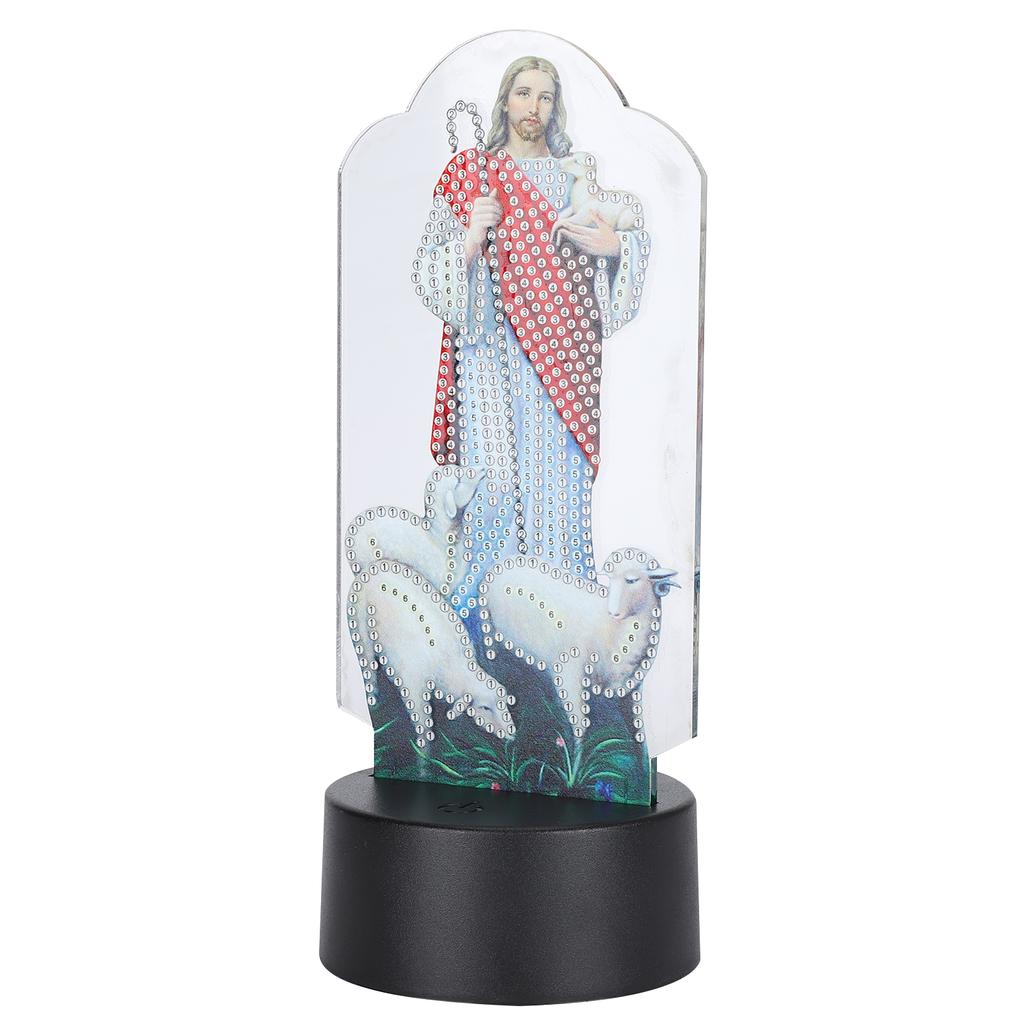 Diamonds Painting LED Lamp Unfinished Materials DIY USB 3D Night Lights 7 Color Touch Changing Home