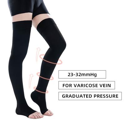 23-32mmHg Elastická kojící kompresní punčocha Unisex Lékařská třída 2 Tlakové punčochy Spací ponožky na nohy Křečové žíly Ponožka