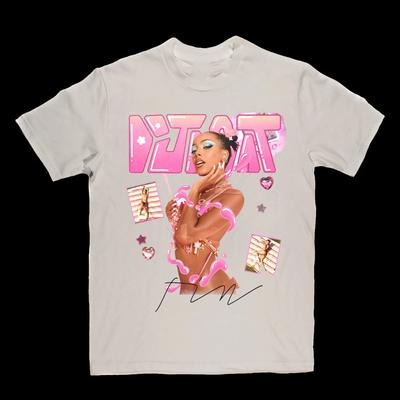 T-shirt Blanc Unisexe Cadeau pour Fan Chanteuse Doja Cat Rare T-shirt Unisexe