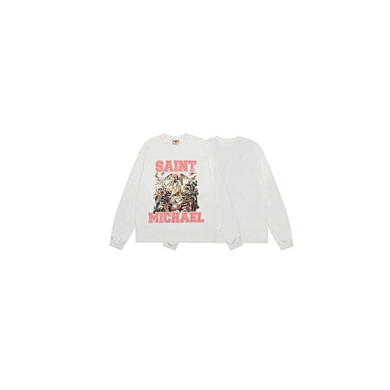 American Trendy Heavyweight Long-Sleeve Men's Autumn/Winter Loose Casual Pure Print Hoodie