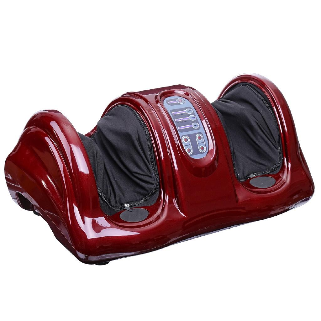 Shiatsu Kneading Roller Vibrator Machine Reflexology Calf Leg Pain Relax Electric Heating Foot Body Leg Massager 220V