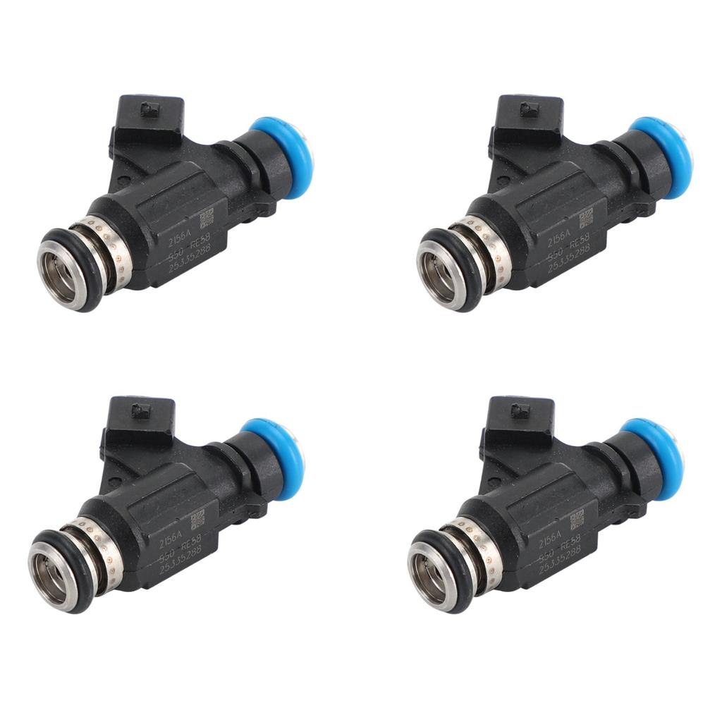 4Pcs Fuel Injector 25335288 Fit for Mercury Mariner Outboard 60HP 2002-2006