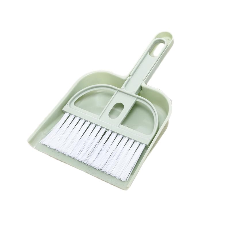 

Booteely A Suit Of Mini Small Broom On The Desktop Pets Home Keyboard Brush Plastic Shovel Brush Pet Cleaning Hanging Storage зелёный
