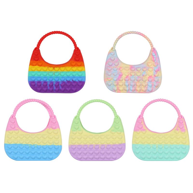 Silicone Handbag for Women Daily Use Casual Bag