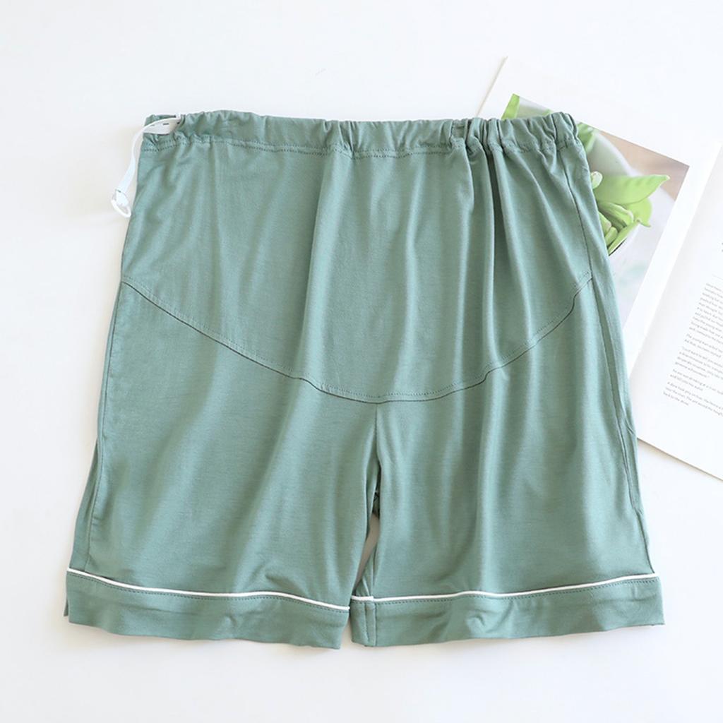 Women's Sleeping Pants Summer Thin Compression Strip Abdominal Support Shorts Loose Fit Can Be Worn Outside Adjustable Home Pants