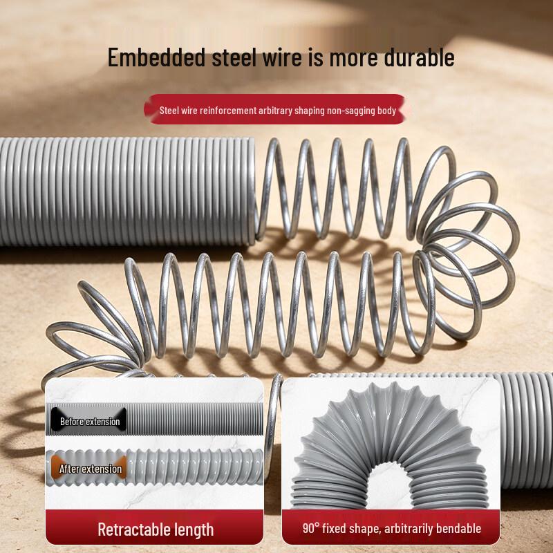Universal Double Thread Drain Pipe & Connector