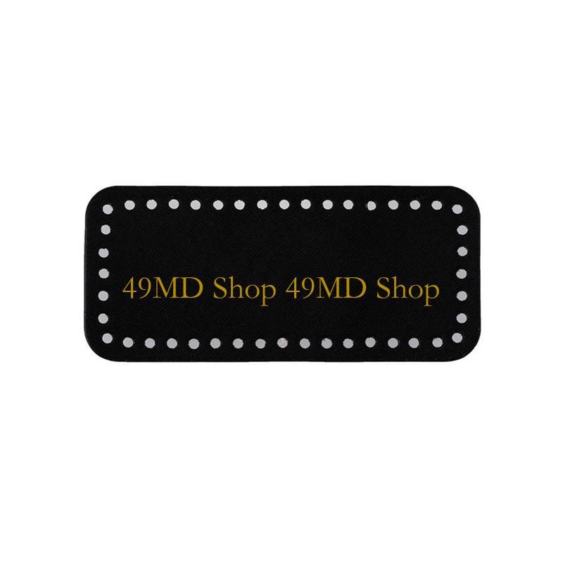 

49MD Bag Bottom Base Handbag Bottom Shaper Pad Long Bottom For Knitted Bag Pu Leather Bag Accessories DIY Bag Accessories чёрный