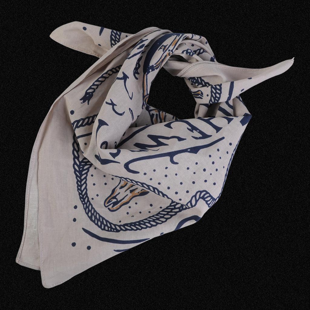 Multi Functional Kerchief American Style Cowboy Photography Headscarf Lightweight Bandana for Motorcycle Enthusiasts