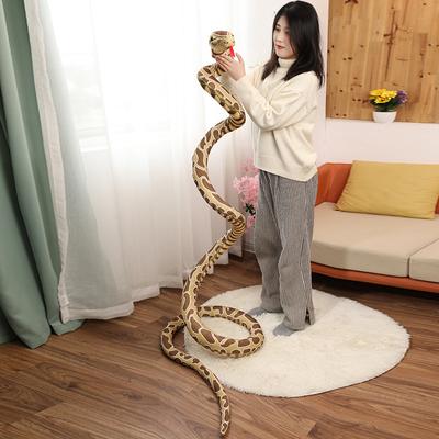 Schlange Plüsch Spielzeug Gefälschte Schlange Kleine Grüne Schlange Haustier Requisiten Parodie Kinder Junge Große Gold Python Puppe