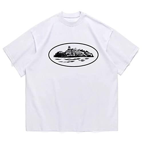 T-shirt Alcatraz T-shirt ins same printed T-shirt short-sleeved top series to picture delivery versatile casual versatile s (european size)