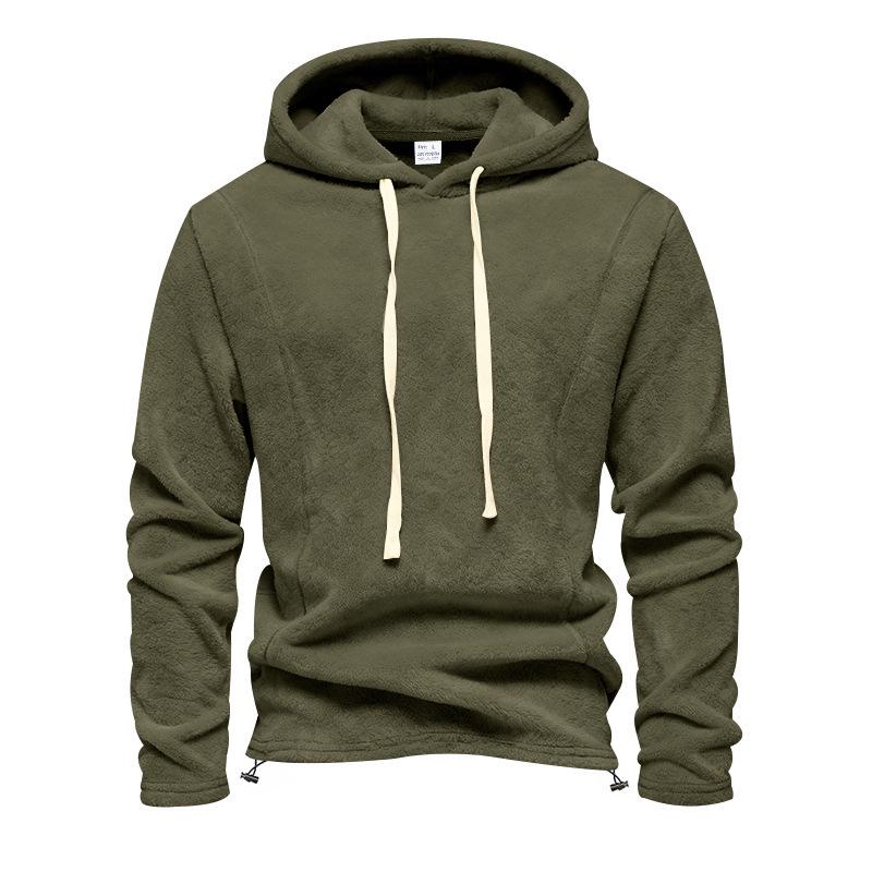 Men's Heavyweight Tactical Fleece Hoodie - European & American Style