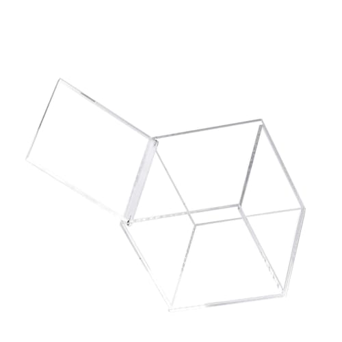 

FRCOLOR Прозрачный акриловый ящик для хранения с крышкой, Дизайн для пакетиков кофе и чая