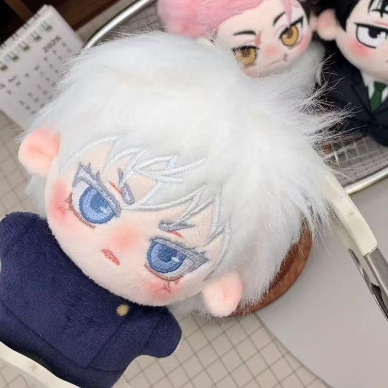 Jujutsu Kaisen 10cm Kawaii Plush Itadori Gojo Sukuna Higuruma Geto Okkotsu Cute Soft Anime Doll Keychain Bag Pendant Gift Toy