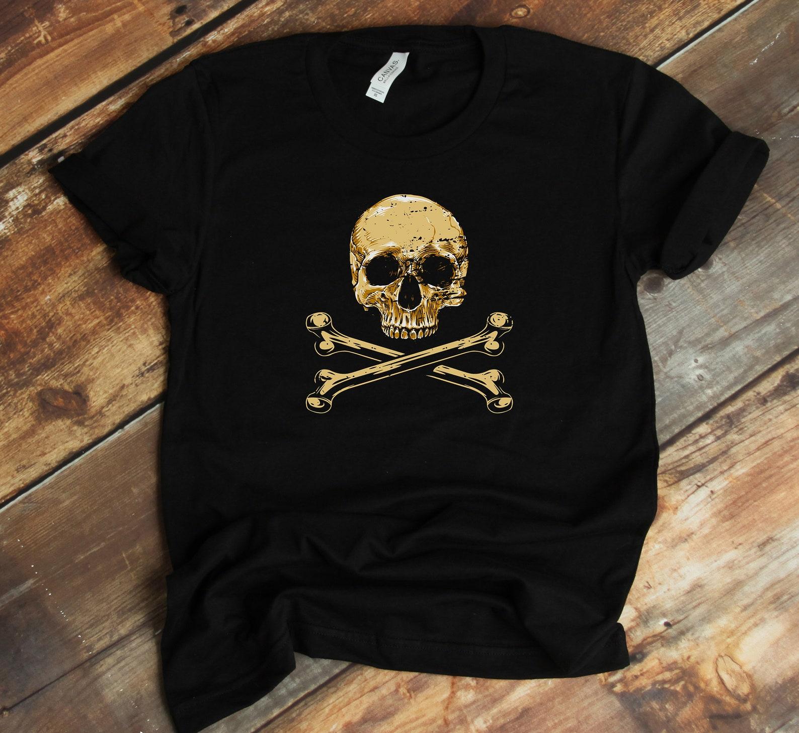 Skull Crossbones T-Shirt - Skeletons Forensic Science Anthropology 4XL