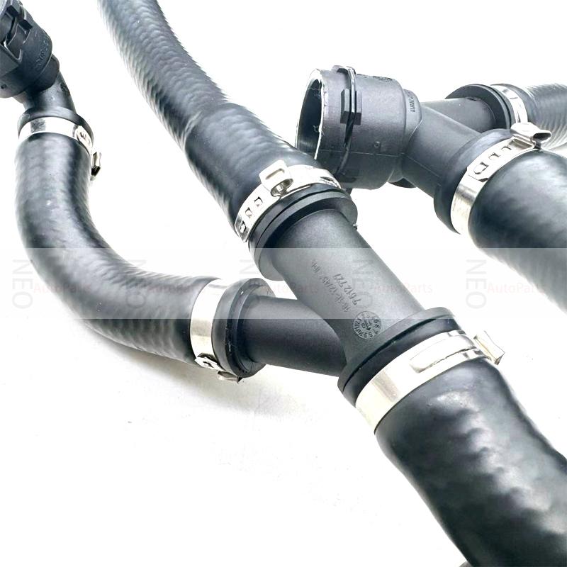 17127537109 Hochwertiger N52 Motorradiator Kühlmittel Wasserschlauch Passend für BMW X5 E70