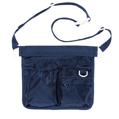 [Anfamie] Nurse Pouch Organizer, Lightweight, Slim, 2-Way, with Belt, Large Capacity, Navy