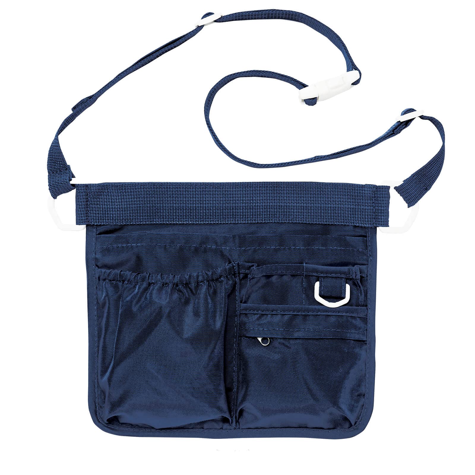

[Anfamie] Nurse Pouch Organizer, Lightweight, Slim, 2-Way, with Belt, Large Capacity, Navy