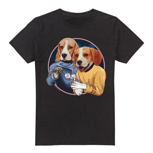 STAR TREK Mens Dogs T-Shirt