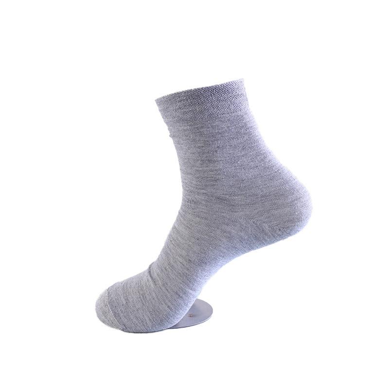 Herrensocken aus Xinjiang-Baumwolle, mittellang, reine Baumwolle, mitteldick, für Herbst und Winter.