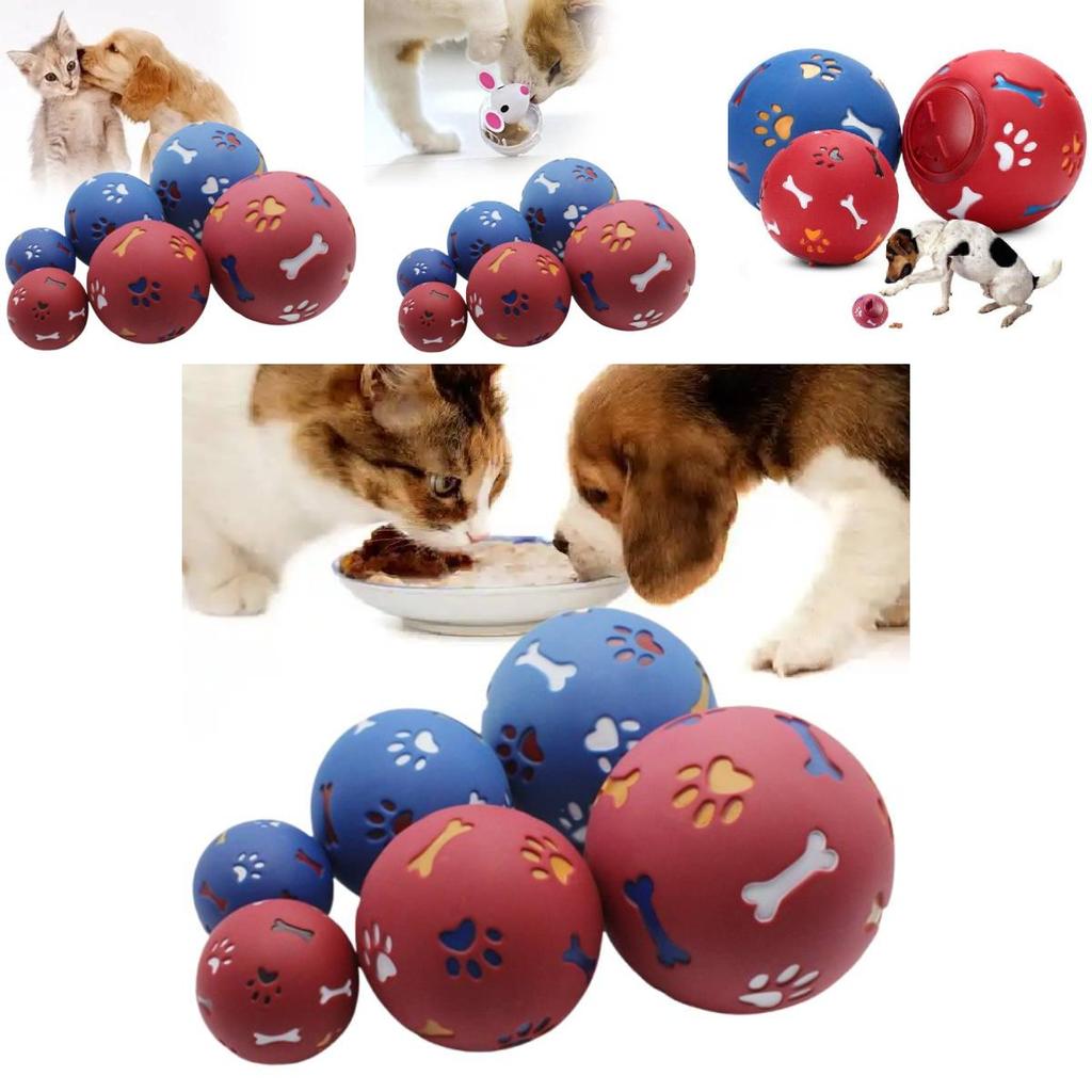 Robuster Kau-Ball für Haustiere, erhältlich in großen, mittleren und kleinen Größen, aus Gummimaterial