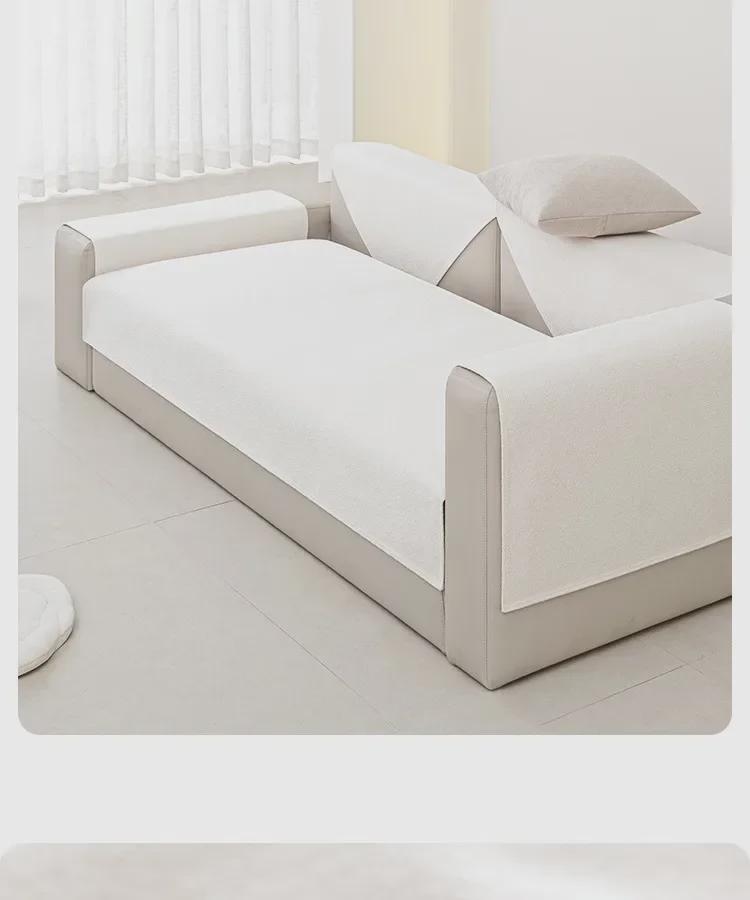 Universal Velvet Sofa Cushion: Non-Slip, Modern Seat and Backrest Cover for All Seasons.