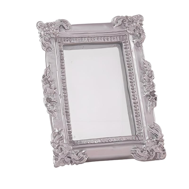 

Victorian Styles Doll House Mirror Decoration PVC Miniature Furniture Creative Craft Model Project Scene Setting Props