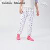 Balabala Girls' Summer Lace Trim Pajama Pants