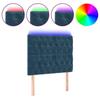 VidaXL LED Headboard Bedroom Furniture Single Bed Accessory Headboard Bed Frame Interior Dark Blue 3122806