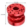 Car Steering Wheel Hub Racing Extension Spacer Adapter Kit Adjustable 40mm to 70mm(Red)