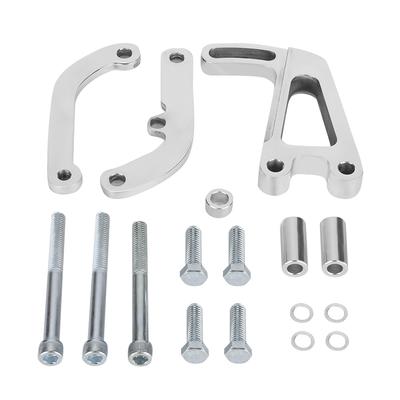 Polerowany wspornik montażowy pompy wspomagania ze stopu aluminium pasujący do SBC Chevy 262400