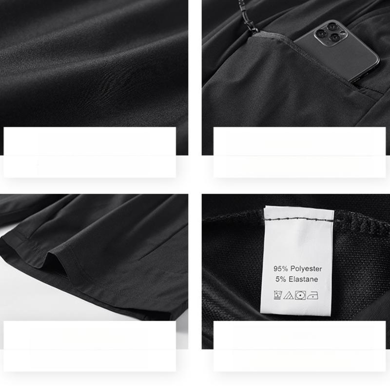 Summer New Workwear Shorts Ice Silk Quick-Dry Shorts Men's American Style Mid-Length Shorts Multi-Pocket
