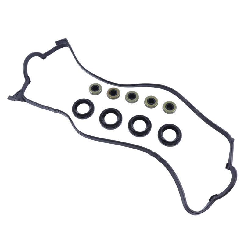 Engine Valve Cover Gasket Set VS50500R Compatible with Acura El 1.6L 16 Valve D16Y5 D16Y7 D16Y8 1997-2000
