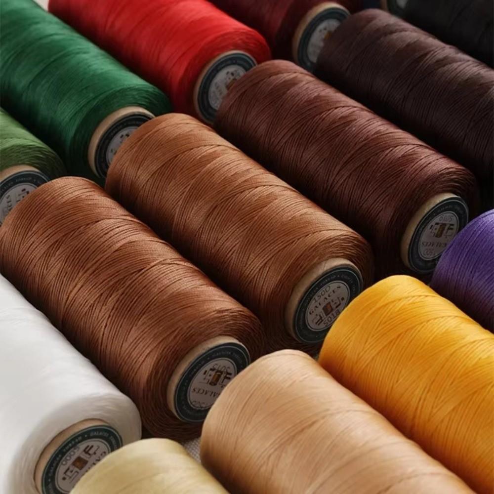 Arts Craft Wax Cotton Cord String 0.8MM Hand Stitching Thread Waxed Thread Cord Leather Repair