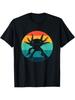 Axolotl Animal Funny Retro Black Unisex Adult T-Shirt