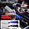 M LOGO Badge Car Air Conditioning Air Outlet Cleaning Dust Removal Soft Brush for M X7 X3 X4 X5 X6 3 4 5 6 7 Series Z4 M M3 M5 M6 E38 E39 E46 E53