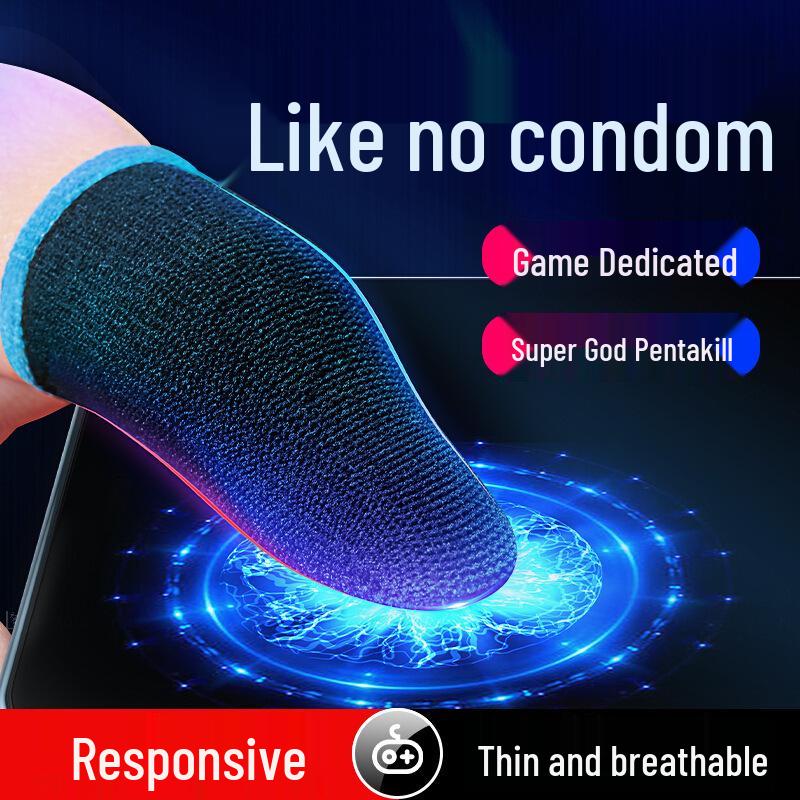 Conductive Gaming Finger Cot for Apple Phones - 25x45mm, 2g