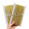 Gold and Silver Rhinestone Trim: Hand-stitched Ethnic Jingpo Miao Lace for DIY Clothing Accessories