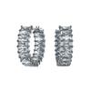 Matrix Large Round Earrings Women Earrings Gray 5658650