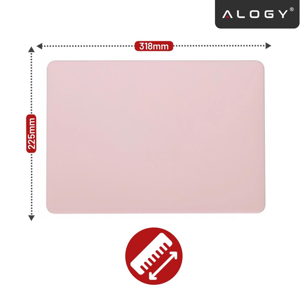 Case for Apple Macbook Pro 14 2021-2024 (M1/M2/M3/M4) - Flexible, Matte Protective Case, Lightweight and Durable - Alogy Airguard™ Pink