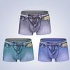 Hochwertige Herren-Baumwollshorts im europäischen und US-Stil Denim-Jeans Unterwäsche für Komfort