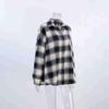 Zimowe modele Kratka Koszula z długim rękawem Luźna swobodna Duża Kratka Koszula Kurtka