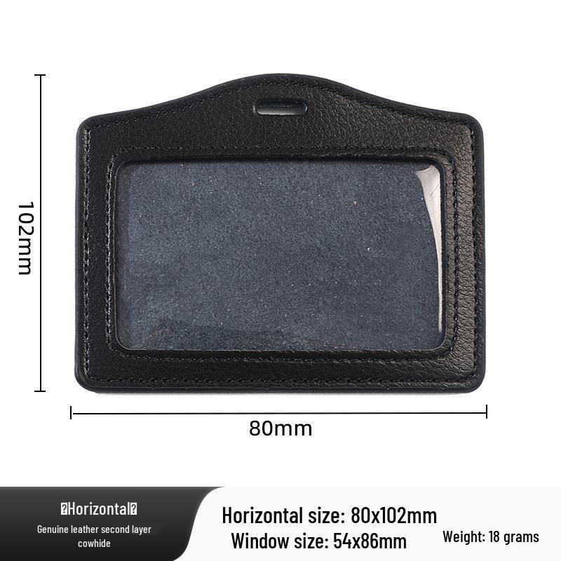 Genuine Leather Card Holder for ID & Documents