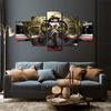 Picture Canvas Print 5 Pcs Anime Characters Painting Date A Live Kurumi Tokisak Poster Frame Modular Living Room Decor Wall Art