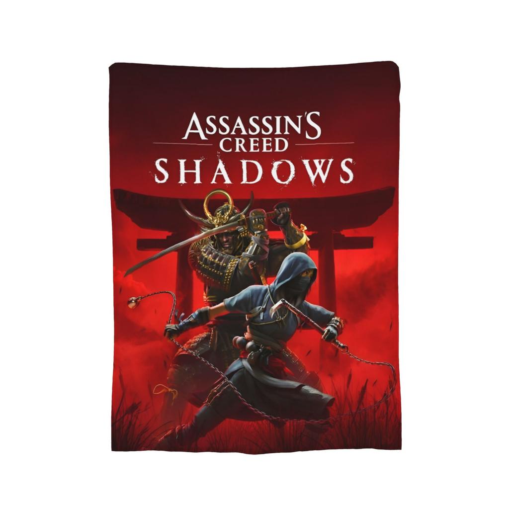 A-Assassins C-Creeds Blankets Coral Fleece Plush Breathable Lightweight Thin Throw Blanket for Bed Travel Bedding Throws