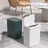 15L Smart Trash Can Automatic Touchless Smart Sensor Sensing Trash Can Waterproof Bathroom Kitchen Bedroom Trash Can