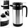 1000ML Rostfritt Stål Bil Elektrisk Vattenkokare Kaffe Te Termos Vattenvärmekopp 12V